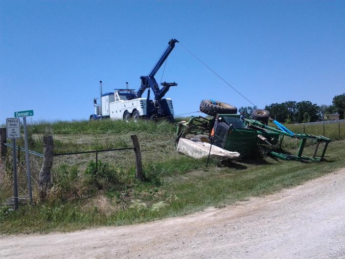 tractor tipping