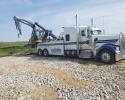 Small trackhoe recovery